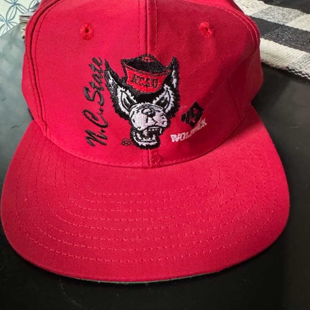 Vintage NC State Wolfpack Red Hat